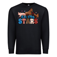 Horse Pig Chicken With Oh My Stars Premium Sweatshirt | Teevron