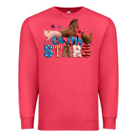 Cardinal Horse pig chicken with oh my stars Premium Sweatshirt - Neo Western