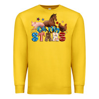 Lemon Horse pig chicken with oh my stars Premium Sweatshirt - Neo Western