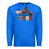 True Royal Horse pig chicken with oh my stars Premium Sweatshirt - Neo Western