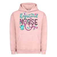 Pigment Salmon registered nurse rn Urban Hoodie - BarkalooDesign