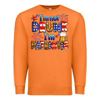 Carrot I'm not drunk I'm patriotic Premium Sweatshirt - Neo Western