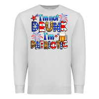 Dove Grey I'm not drunk I'm patriotic Premium Sweatshirt - Neo Western