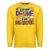 Lemon I'm not drunk I'm patriotic Premium Sweatshirt - Neo Western