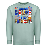 Seafoam I'm not drunk I'm patriotic Premium Sweatshirt - Neo Western