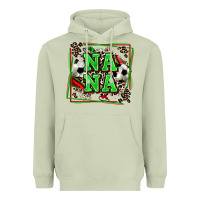Matcha soccer nana with leopard Heavyweight Hoodie - Zillion Design Studio