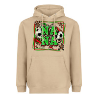 Mushroom soccer nana with leopard Heavyweight Hoodie - Zillion Design Studio