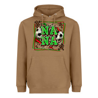 Soccer Nana With Leopard Heavyweight Hoodie | Teevron