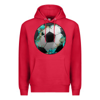 Cardinal western sport soccer camouflage turquoise pattern Premium Hoodie - Artiststas