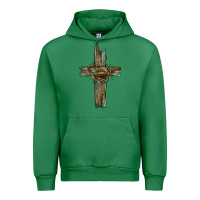 Emerald cross with thorn Urban Hoodie - BarkalooDesign