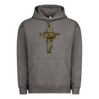 Pigment Tornado cross with thorn Urban Hoodie - BarkalooDesign
