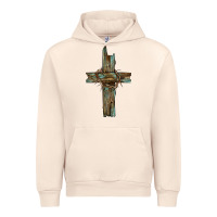 Sandshell cross with thorn Urban Hoodie - BarkalooDesign