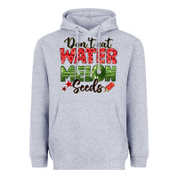 Heather Grey dont eat watermelon seeds Heavyweight Hoodie - texasbilliewilder