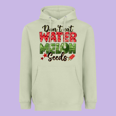 Dont Eat Watermelon Seeds Heavyweight Hoodie Designed By Texasbilliewilder