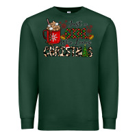 Sports Green just a girl who loves christmas Premium Sweatshirt - CowhideDigitalArt