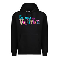 Black be my valentine Premium Hoodie - AdoDesignShop