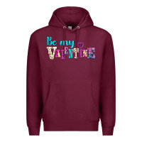 Burgundy be my valentine Premium Hoodie - AdoDesignShop