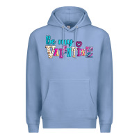 Colony Blue be my valentine Premium Hoodie - AdoDesignShop
