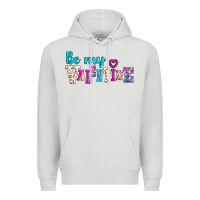 Dove Grey be my valentine Premium Hoodie - AdoDesignShop