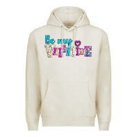 Oatmeal Heather be my valentine Premium Hoodie - AdoDesignShop