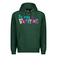 Sports Green be my valentine Premium Hoodie - AdoDesignShop