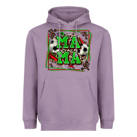Lavender soccer mama with leopard Heavyweight Hoodie - Zillion Design Studio