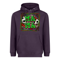 Plum soccer mama with leopard Heavyweight Hoodie - Zillion Design Studio