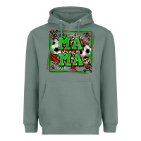 Sage soccer mama with leopard Heavyweight Hoodie - Zillion Design Studio