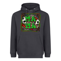 Smoke soccer mama with leopard Heavyweight Hoodie - Zillion Design Studio