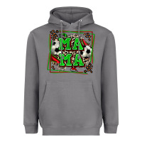 Soccer Mama With Leopard Heavyweight Hoodie | Teevron