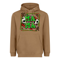 Toasted Coconut soccer mama with leopard Heavyweight Hoodie - Zillion Design Studio