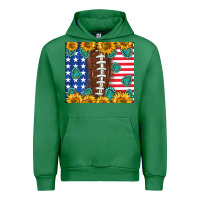 Emerald American football and america Urban Hoodie - NancyCooperArtShop