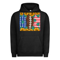 Pigment Black American football and america Urban Hoodie - NancyCooperArtShop