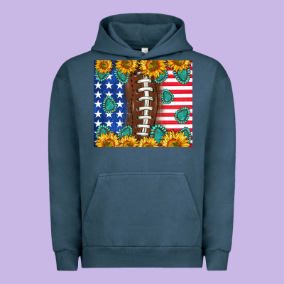 American Football And America Urban Hoodie Designed By Nancycooperartshop