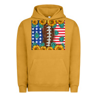 Pigment Peanut Butter American football and america Urban Hoodie - NancyCooperArtShop