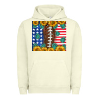 Pigment Pistachio American football and america Urban Hoodie - NancyCooperArtShop