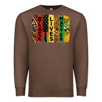 Chestnut junetheenth black livesmatter brush stroke Premium Sweatshirt - HRA Design Shop