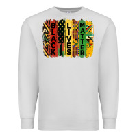 Dove Grey junetheenth black livesmatter brush stroke Premium Sweatshirt - HRA Design Shop