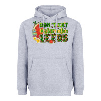 Heather Grey dont eat watermelon seeds with summer Heavyweight Hoodie - texasbilliewilder