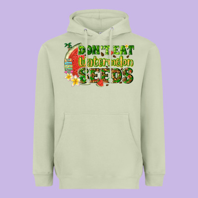 Dont Eat Watermelon Seeds With Summer Heavyweight Hoodie Designed By Texasbilliewilder