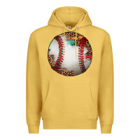 Antique Gold western baseball leopard serape pattern Premium Hoodie - Artiststas