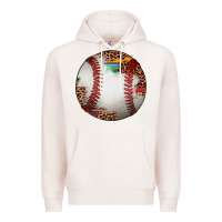 Western Baseball Leopard Serape Pattern Premium Hoodie | Teevron