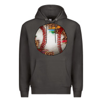 Smoke western baseball leopard serape pattern Premium Hoodie - Artiststas