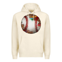 Tofu western baseball leopard serape pattern Premium Hoodie - Artiststas