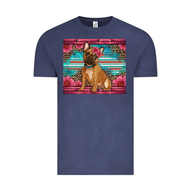 French Bulldog Floral Vintage Tee by Artiststas | Teevron