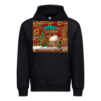 Black merry christmas cookies buffalo plaid Urban Hoodie - Jasminsmagicworld