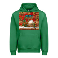 Emerald merry christmas cookies buffalo plaid Urban Hoodie - Jasminsmagicworld