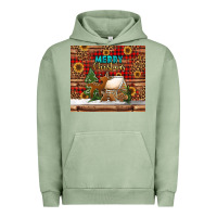 Pigment Oil Green merry christmas cookies buffalo plaid Urban Hoodie - Jasminsmagicworld