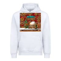 White merry christmas cookies buffalo plaid Urban Hoodie - Jasminsmagicworld