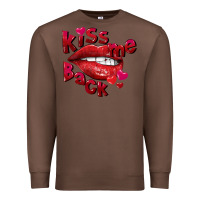 Chestnut kiss me back Premium Sweatshirt - FaDigitalArtStudio